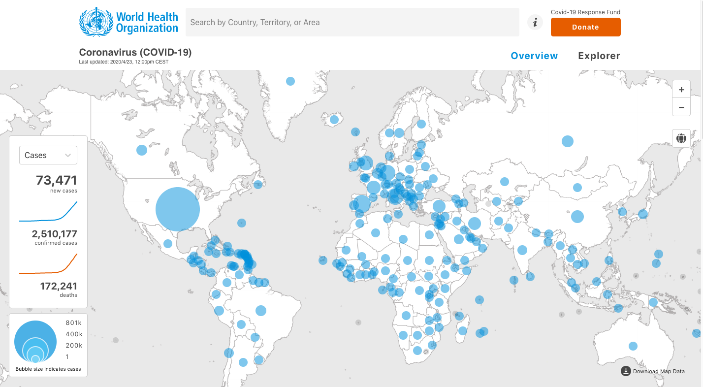 Coronavirus Disease 2019 Tracking Apps- Why They Are Useful? 4 WHO COVID 19 Dashboard _ Appventurez Blog