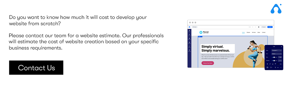 Contact us for Develop your Website from Scratch