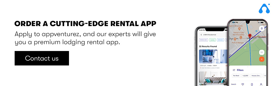 contact us for order a cutting edge rental app