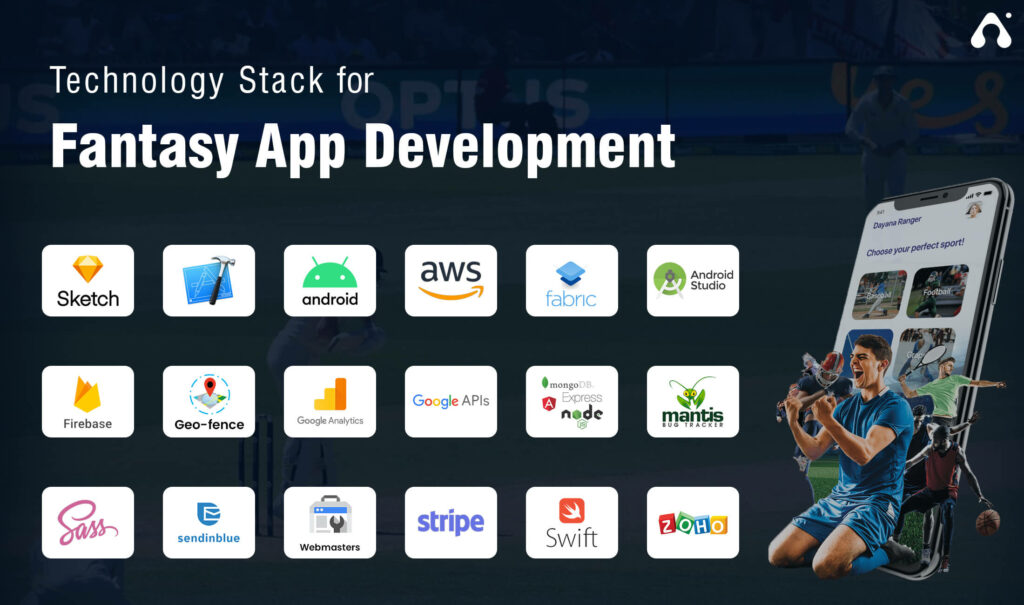 tech stack of fantasy app development