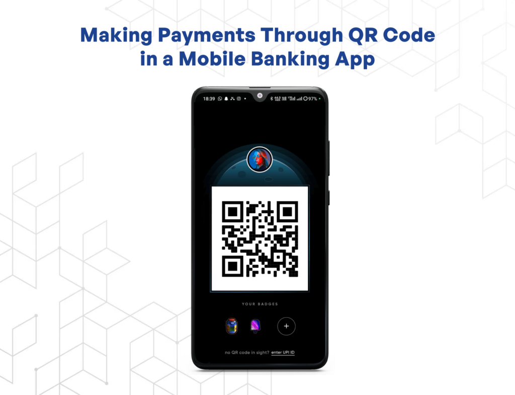 qr code banking app