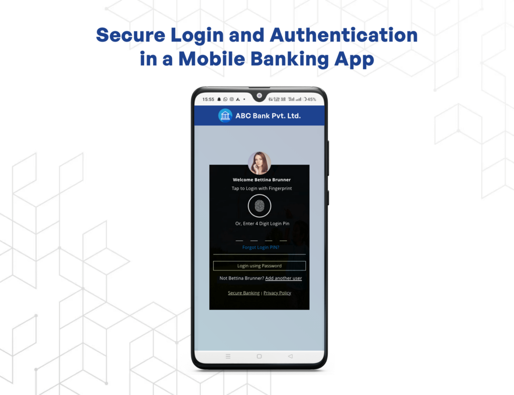 mobile banking application example