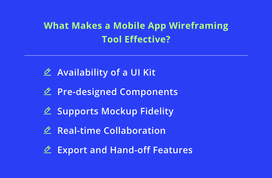Mobile App Wireframe Tools