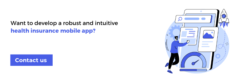 develop health insurance mobile app