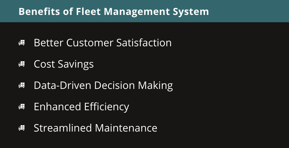 benefits of fleet management system