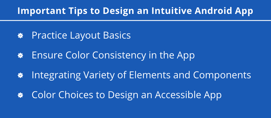 What are the Best Tips to Design an Android App