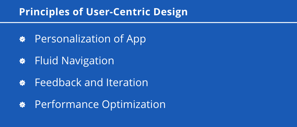 Principles of User-Centric Design for Android App