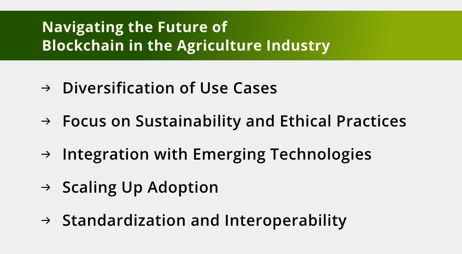 Future of Blockchain in the Agriculture