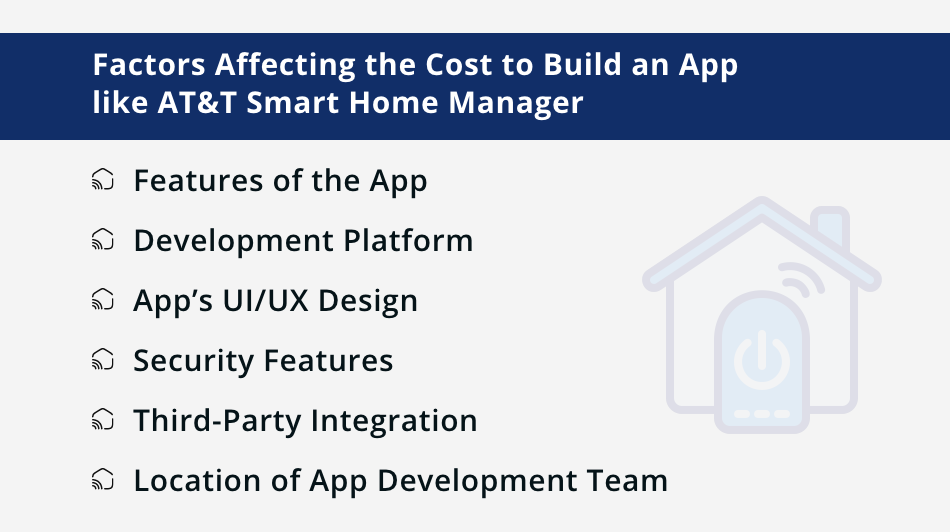 What Impacts the Cost of Building a Smart Home Manager App Like AT&T’s