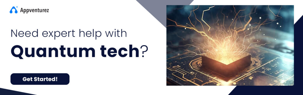Quantum computing CTA banner - Appventurez