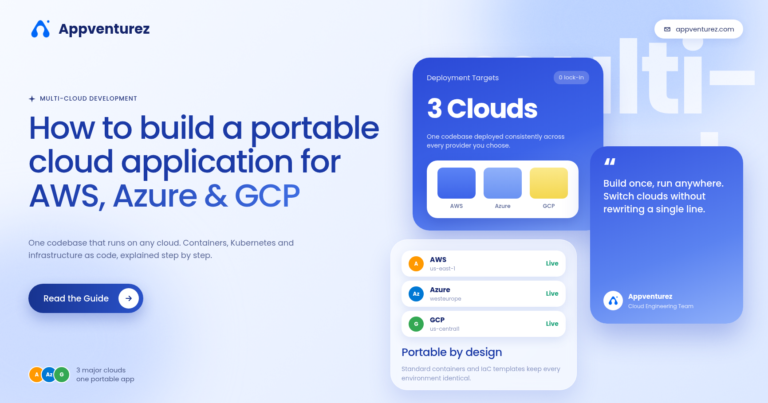 How to Build a Portable Cloud Application for AWS, Azure & GCP